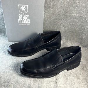 Stacy Adams, men’s “ Huxley” Black Dress shoes, 14W